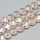 Electroplate Glass Beads Strands EGLA-Q098-A04-1