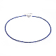 Natural Lapis Lazuli Beaded Necklaces NJEW-JN02492-01-1