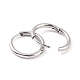 304 серьги-кольца из нержавеющей стали для женщин EJEW-F280-07B-P-2