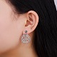 SHEGRACE 925 Thai Sterling Silver Stud Earrings for Women JE652A-4
