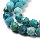 Chapelets de perles en turquoise de HuBei naturelle G-C009-A15-4