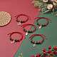 Christmas Themed Alloy Enamel Charm Bracelet BJEW-JB09928-7