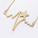 304 Stainless Steel Pendant Necklaces NJEW-E123-13-3