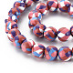 Handmade Polymer Clay Beads Strands CLAY-N008-054-02-3