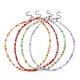 Halskette aus Glasperlen NJEW-JN04493-1