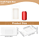 Boîte de papier kraft créative pliable CON-WH0085-30B-2