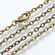 Eisenkabelketten Halskette machen X-MAK-R013-60cm-AB-1
