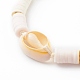Adjustable Nylon Thread Braided Beads Bracelets BJEW-JB06133-4