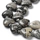 Fili di perle di pietra mappa naturale G-E614-A07-01-3