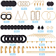 Sunnyclue Kits de fabrication de boucles d'oreilles pendantes géométriques bricolage DIY-SC0019-59-2