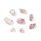 Perles de copeaux de quartz à la fraise naturelle G-O103-23-3