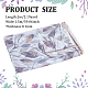 Leaf Pattern Polyester Fabric DIY-WH0453-36C-2