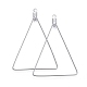 304 Stainless Steel Wire Pendants STAS-L238-074P-1