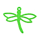 Lovely Dragonfly Pendants for Necklace Design PALLOY-4658-06-LF-2