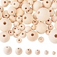 Perles en bois naturel non fini WOOD-CJ0001-05-LF-1