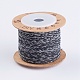 綿糸コード  マクラメコード  ジュエリー作りのための  カラフル  1mm  約21.87ヤード（20m）/ロール OCOR-I003-04-1