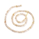 Natürlichen Gold Rutilquarz Perlen Stränge G-C009-C04-3