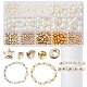 Perline acriliche perlate imitate 10 stile e perline di plastica ccb DIY-YW0007-51-1