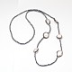 Colliers de perles en hématite synthétique sans magnétiques NJEW-L434-05-1