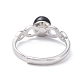 (Jewelry Parties Factory Sale)Adjustable Brass Finger Rings RJEW-K231-A04-3