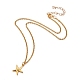 Sea Star/Starfish Pendant Necklaces NJEW-JN03078-04-2