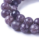 Fili di perle di giada lilla naturale G-I244-01B-3