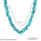 Vintage Natural Turquoise Chips Beaded Necklaces NJEW-BB16531-E-3