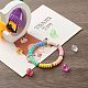 Handmade Polymer Clay Beads Stretch Bracelet for Kid BJEW-JB06871-2