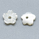 Perles de coquillage blanc naturel SSHEL-S260-011-2