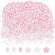 Craspire 100グラム樹脂フィラー 粘土スプリンクル 装飾樹脂 ピンク桜チャームアクセサリー ポリマースプリンクル ポリマー粘土スライス用ネイルアート diy工芸電話ケース CLAY-CP0001-02-1