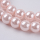 Eco-Friendly Dyed Glass Pearl Round Beads Strands HY-A002-6mm-RB033-3