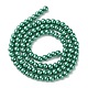 Umweltfreundliche runde Perlenstränge aus gefärbtem Glasperlen HY-A002-4mm-RB118-3