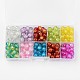 Spray Painted Transparent Crackle Glass Beads Strands CCG-X0005-6mm-B-1