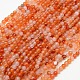 Chapelets de perles en cornaline naturelle G-N0006-4mm-17-3