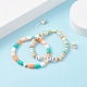 Handmade Polymer Clay Beads Bracelets Set BJEW-TA00043-01-2