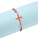 Adjustable Elastic Cord Bracelet Making AJEW-JB00008-07-4