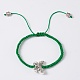 Bracelets réglables de perles tressées avec cordon en nylon BJEW-TA0001-04I-1