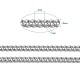 Latón retorcido cadenas X-CHC010Y-NFK-3