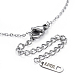(Jewelry Parties Factory Sale)304 Stainless Steel Cable Chains Pendant Necklaces NJEW-F267-21P-4