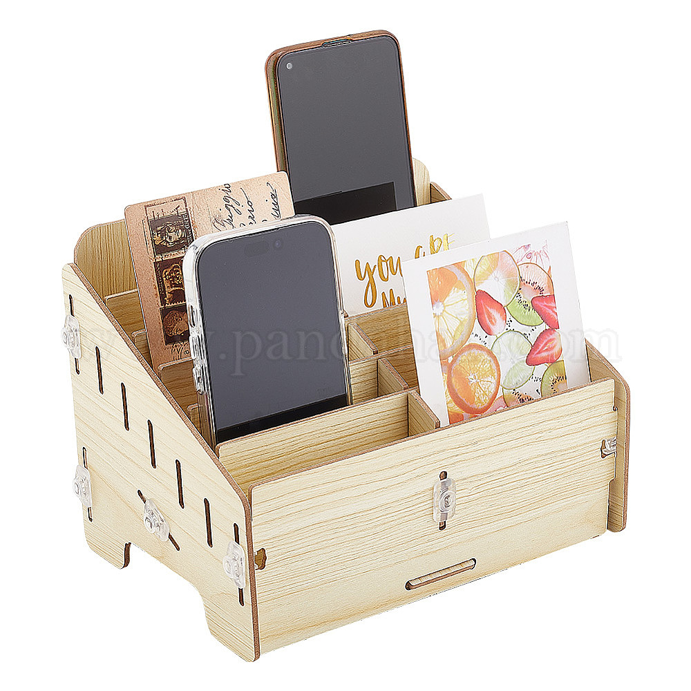 Wholesale 12 Grid Wooden Assembly Desktop Organizers - Pandahall.com