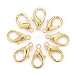 Zinc Alloy Lobster Claw Clasps, Parrot Trigger Clasps, Cadmium Free & Lead Free, Golden, 21x12mm, Hole: 2mm