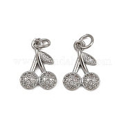 Латунные микро проложить кубического циркония подвески KK-Z120-08P-04