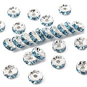 Латунь марки А горный хрусталь Spacer бисер RB-A014-Z8mm-03S