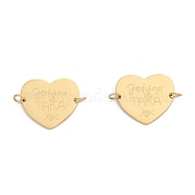 Подвески-сердечки из нержавеющей стали 304 STAS-P396-03A-G
