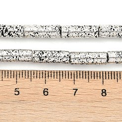 Fili di perline di ematite sintetica non magnetica elettrolitica&nbsp;G-U003-17C