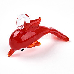 Handgefertigte Silberfolie Murano Anhänger&nbsp;LAMP-T023-15