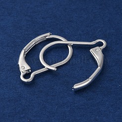 304 Edelstahl-Ohrring-Beschläge mit Klappverschluss&nbsp;STAS-K233-04S