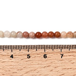 Hebras naturales de perlas de jade de myanmar&nbsp;G-RM250101-C25