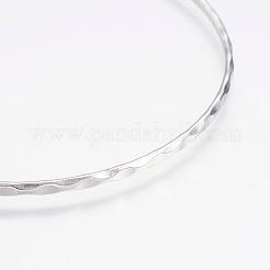 Anlaufgeschützte buddhistische Armreifen aus Edelstahl 304L&nbsp;BJEW-G568-15P
