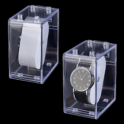 PS-Kunststoff-Einzeluhrenvitrinen&nbsp;CON-WH0095-144A